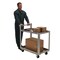 Vestil Aluminum Service Cart, 2 Shelves, 22x36, Aluminum, 660 lb Load Capacity, 2 Shelves, 21.875" W SCA2-2236 - alternate 4